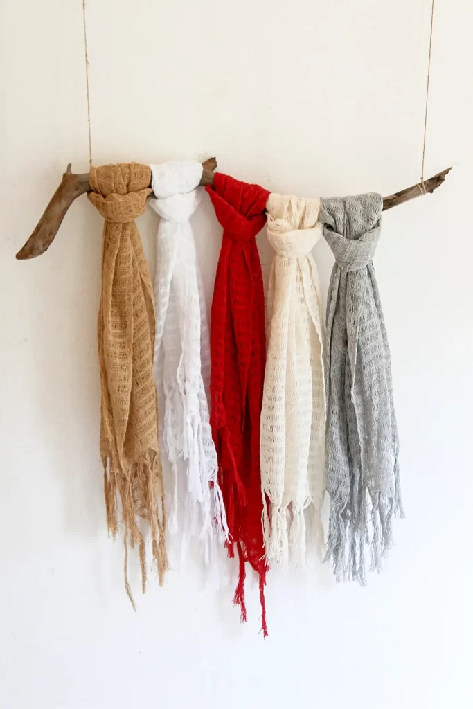 Rebozo Mexicain Artisanal « Stars » Fait Main Au Chiapas - Écharpe Traditionnelle 210x65cm